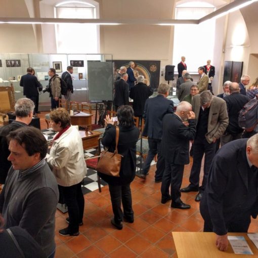 Vernisáž výstava 100 let lóže Národ v Klementinum