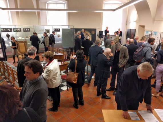 Vernisáž výstava 100 let lóže Národ v Klementinum